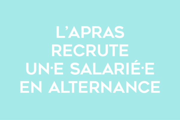 Photo - L’APRAS recrute un·e salarié·e en alternance
